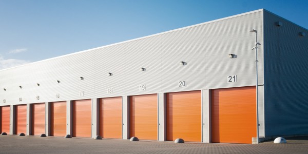 Row of industrial units.
